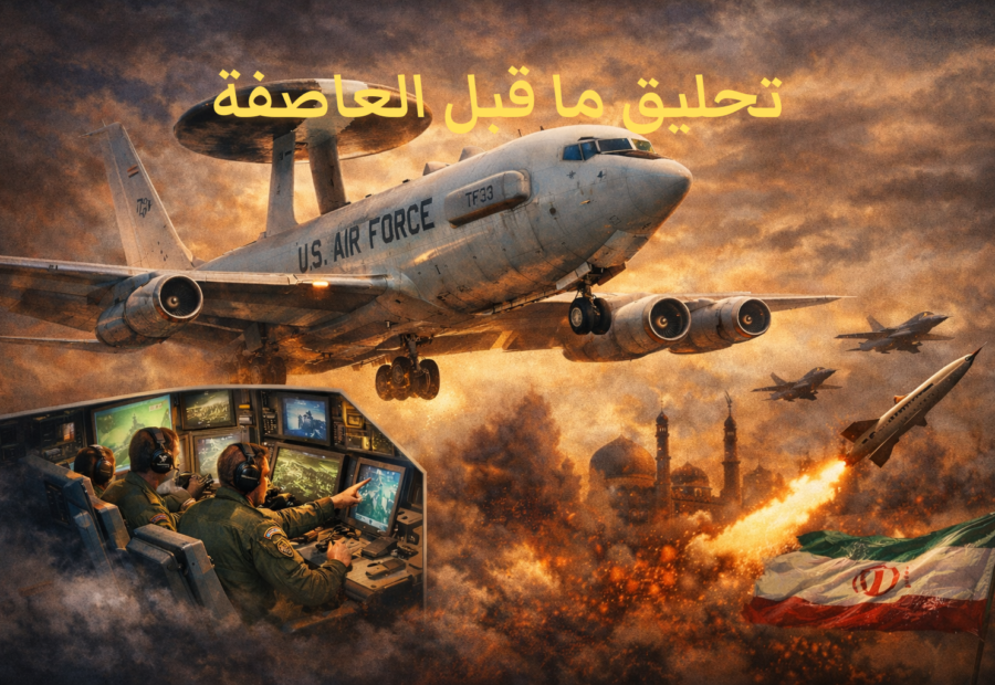 “غرفة العمليات الطائرة”.. . أواكس تدخل سباق المواجهة مع إيران