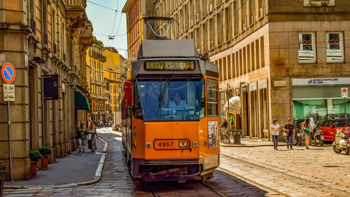 Tram, Street, City image