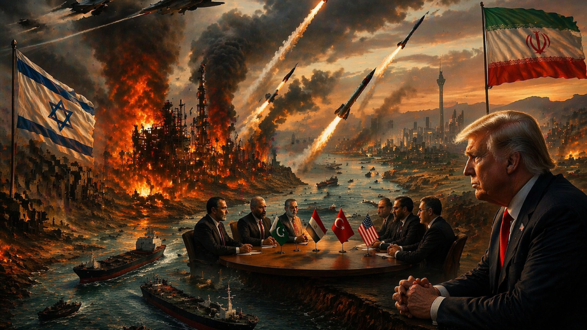 واشنطن تريد صفقة… لكنها تستعد لسيناريو الحرب الشاملة (صورة مولدة بالذكاء الاصطناعي)