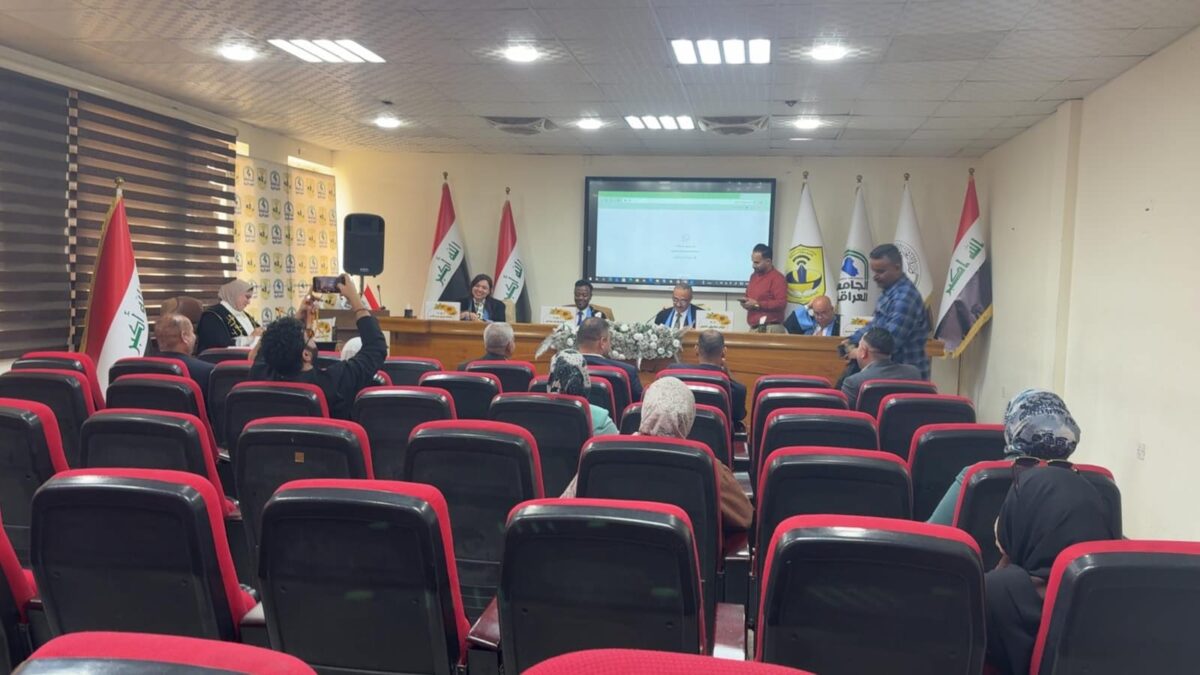 الدراسة قدمت لنيل شهادة الماجستير في الإعلام من كلية الإعلام في الجامعة العراقية (أوج 24)