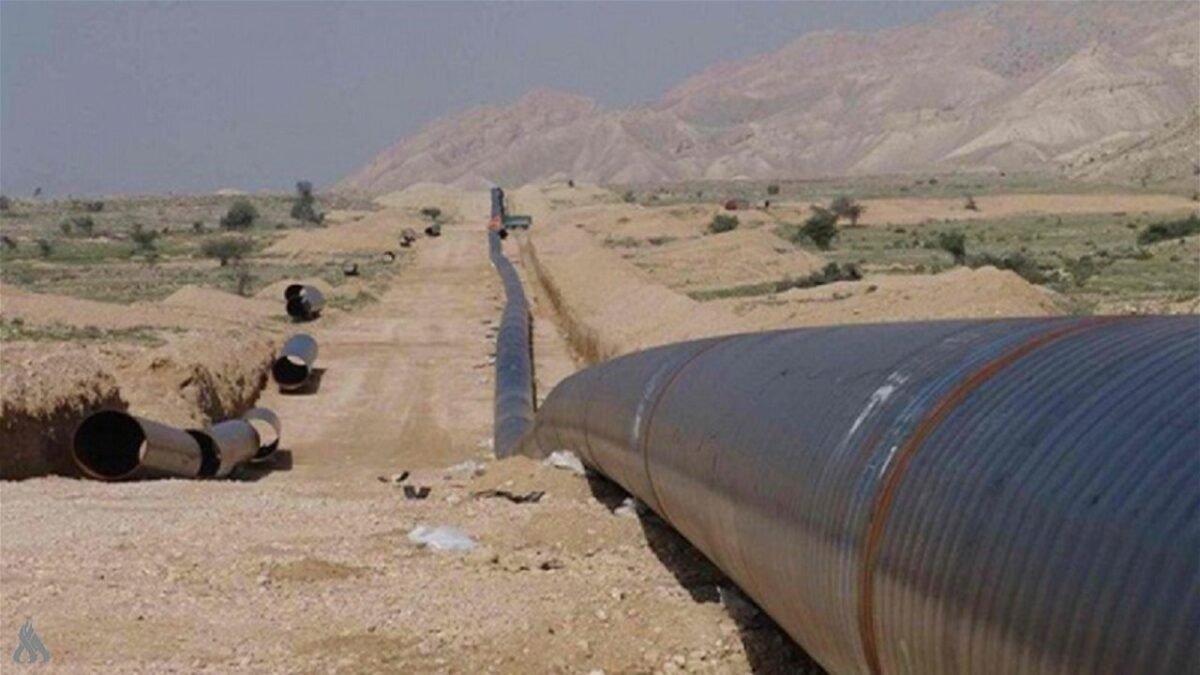 خط كركوك–بانياس، بما يمنح النفط العراقي منفذًا إلى البحر المتوسط بعيدًا عن مضيق هرمز