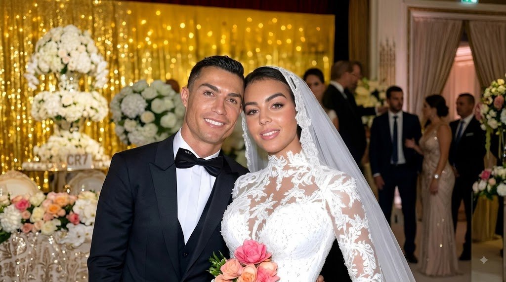 رونالدو يفاجئ العالم بزفافه على جورجينا في البرتغال