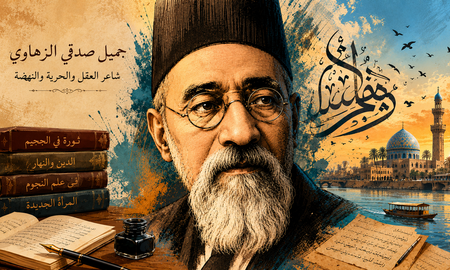جميل صدقي الزهاوي.. الشاعر العراقي الذي سبق عصره ودفع ثمن أفكاره