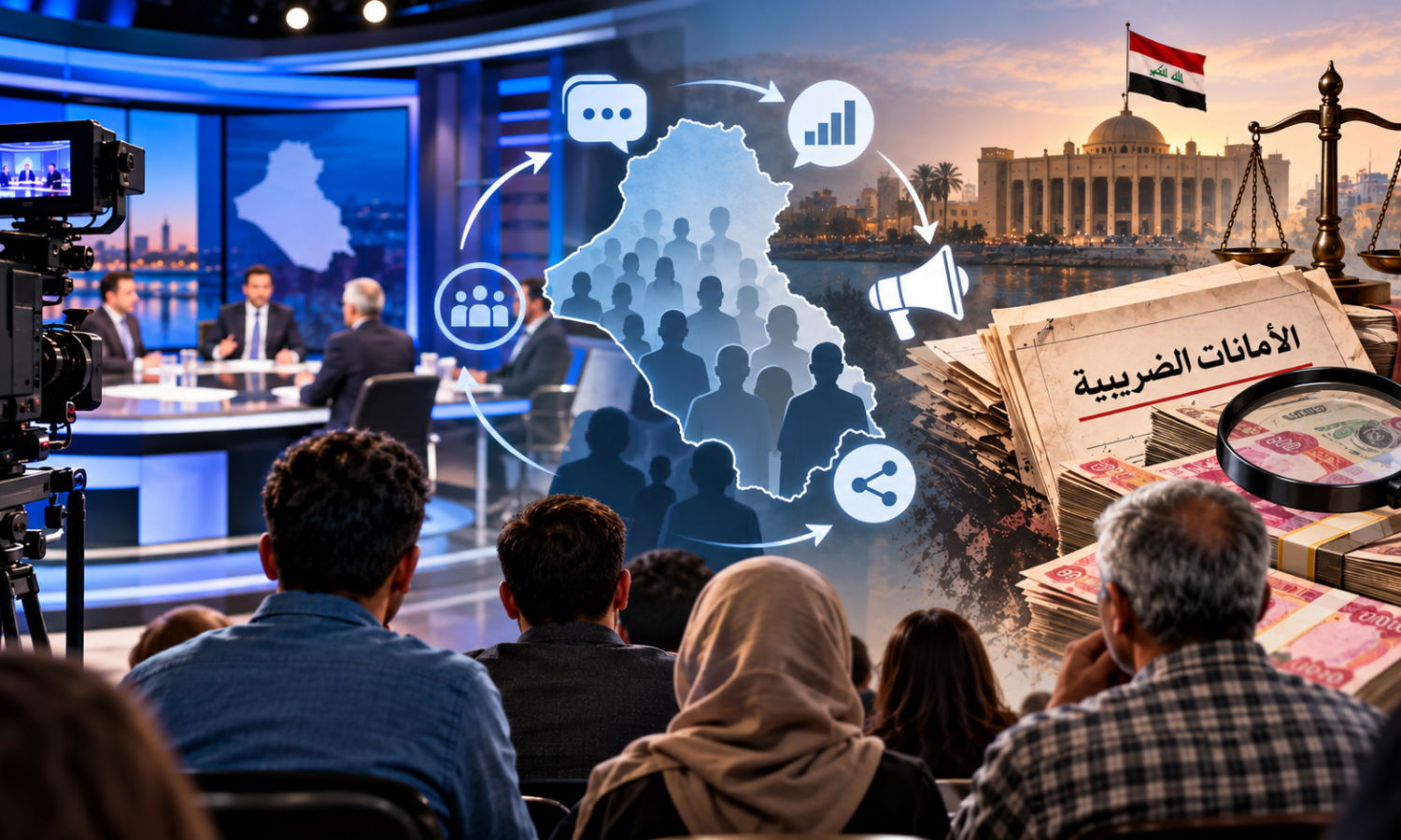 الشاشة العراقية وسرقة الأمانات.. دراسة ترصد تأثير البرامج الحوارية