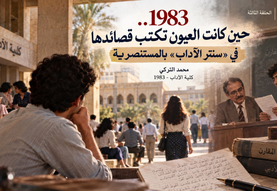 حين كانت العيون تكتب قصائدها في «سنتر الآداب» بالمستنصرية